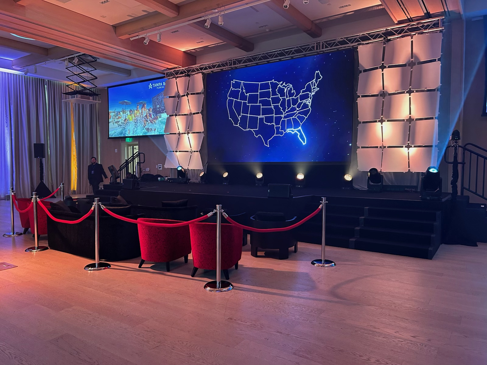 Ballroom Fundraiser with LED Wall